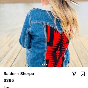 Women's wrangler Sherpa Jean Jacket Three Sons